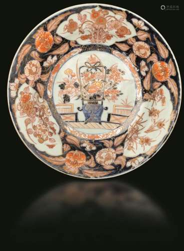 (1868-1912) An Arita porcelain plate, Japan, Meiji period