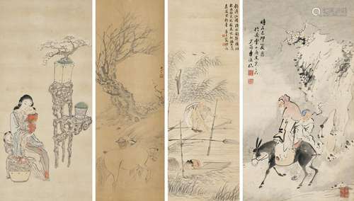 ZHANG LIAN (19TH CENTURY) / SHA ZUO (?-1945?) / ANONYMOUS