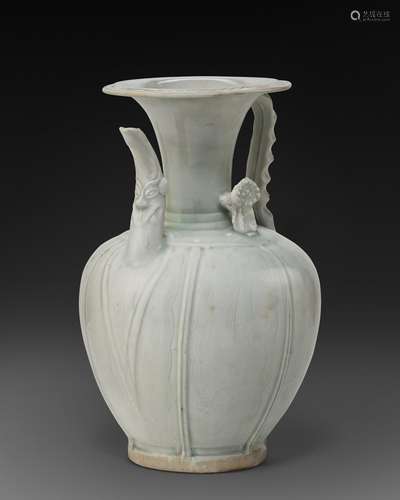 A VERY RARE QINGBAI EWER