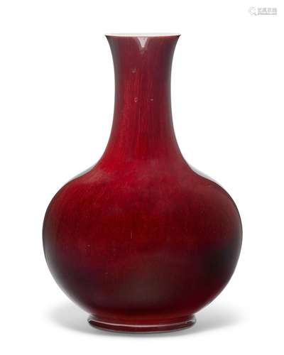 A FLAMBÉ -GLAZED BOTTLE VASE