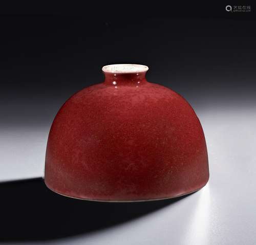 A PEACHBLOOM-GLAZED BEEHIVE WATER POT, TAIBAI ZUN