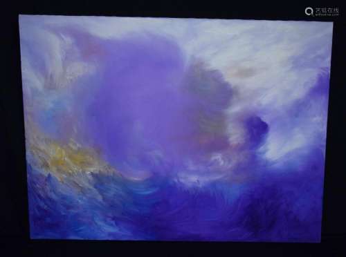Oil on Canvas by Isabella Kidd "Dusk" 76 x 102cm.