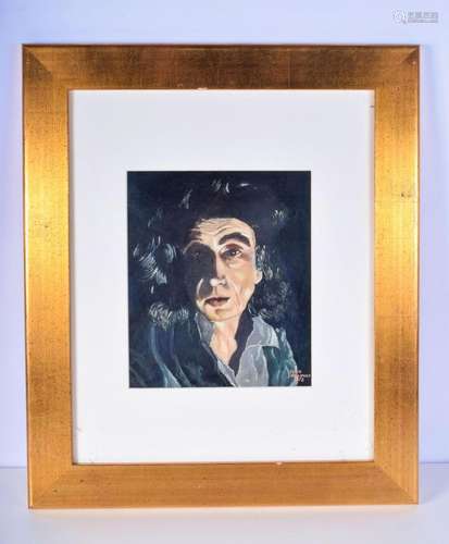 A framed study of a female in Oil by Peter Holloway 1973 29 ...