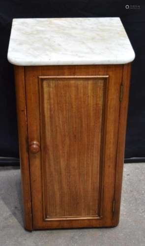 Small Heal and Son marble top front opening cabinet 70 x 38 ...