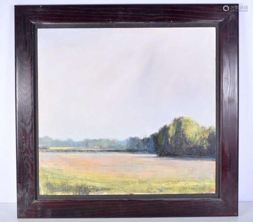 A framed Oil on board by Andrew Clifford of A Rural scene ne...