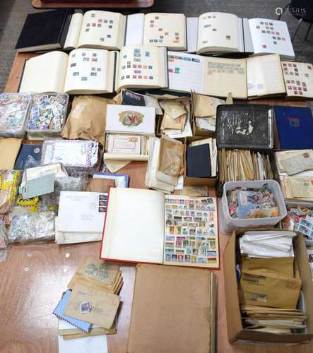 A huge quantity of stamps