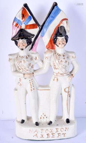 A Staffordshire figure Napoleon & Albert 28 cm high,