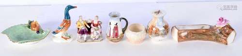 A collection of small English ceramics Royal Doulton , Worce...