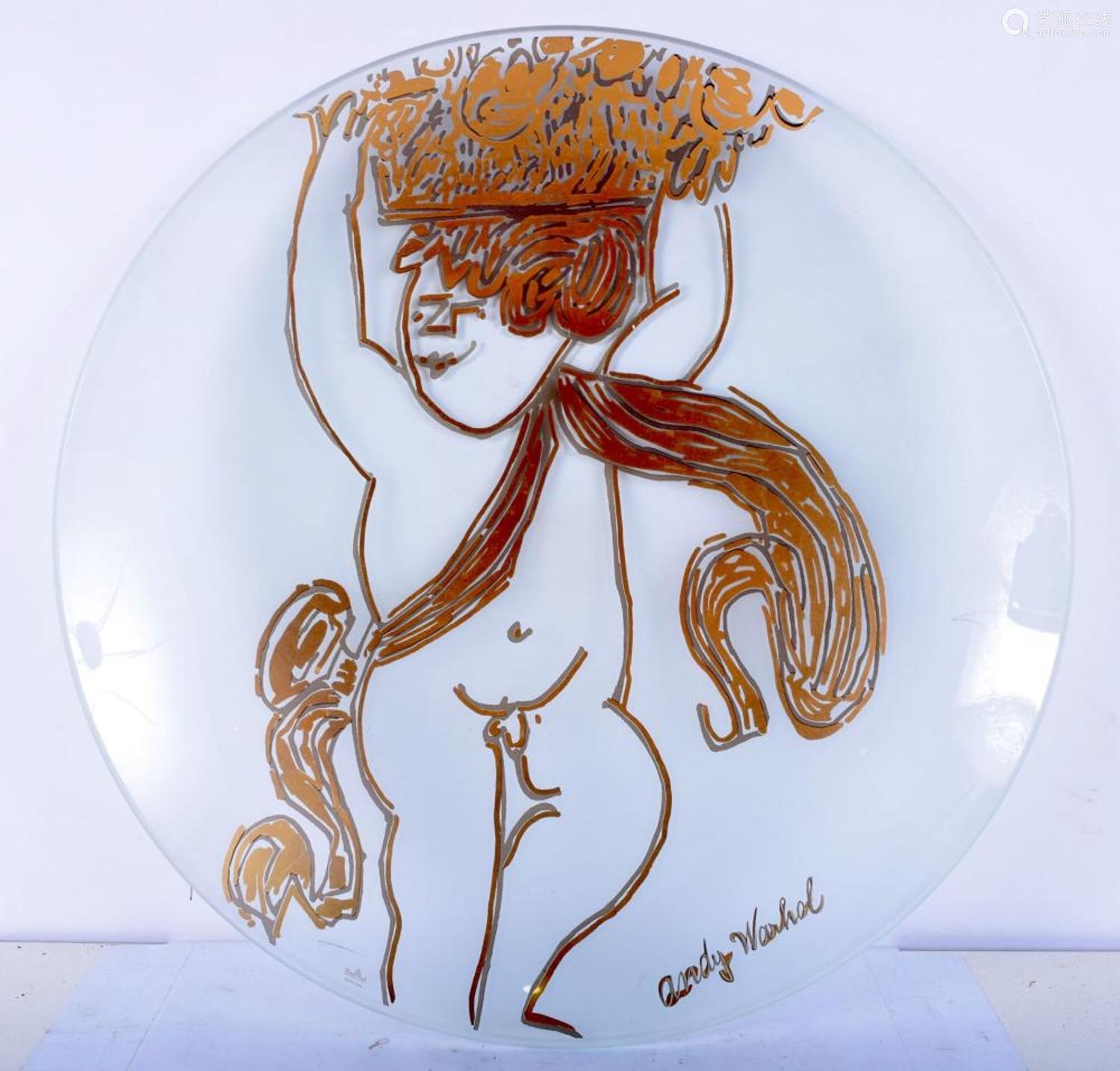 A Rosenthal Studio Line Andy Warhol plate together with a Ca...－【Deal Price  Picture】