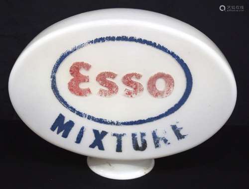 A vintage ESSO Petrol Pump globe. 39 x 50 x 19cm