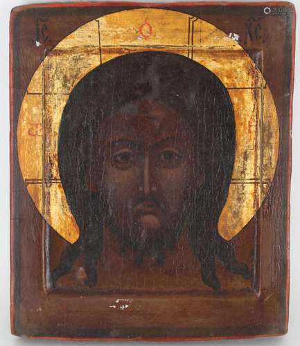 Early Antique Russian Icon of Christ