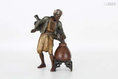 Orientalist Vienna Bronze Water Carrier