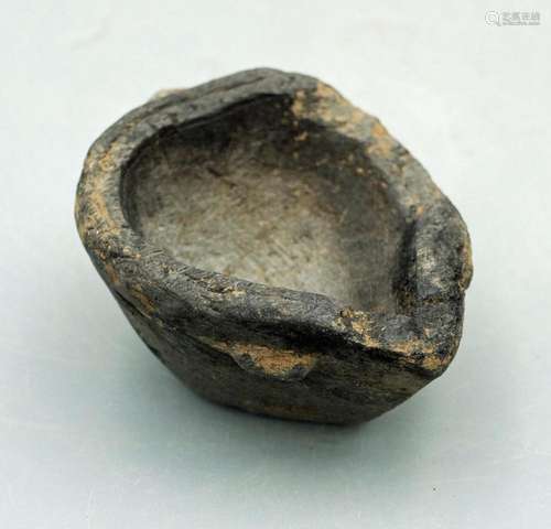 Gandharan Stone Oil Lamp, ca. 3rd - 4th C. AD