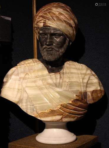 Manner of Charles Cordier, Large Orientalist Bust