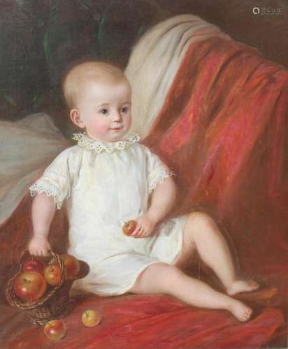 American School "Baby w/ Apples"