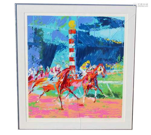 Leroy Neiman "Clubhouse Turn"