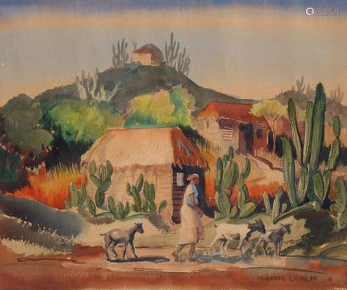 Hilton Leech (1906 - 1969) 1938 Southwestern W/C