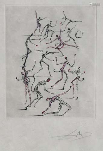 Dali "Les Demons" Etching