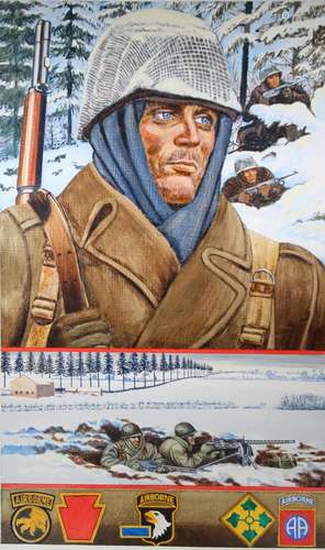 David K. Stone (1922 - 2001) "Battle of the Bulge"