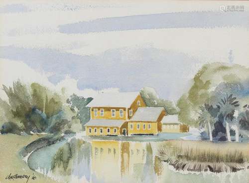 Don Woodruff Emery (1925 - 1992) Watercolor