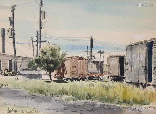 Don Woodruff Emery (1925 - 1992) Watercolor