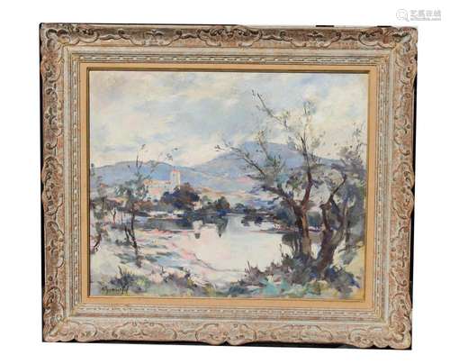 M. Bonnefoy "Mt. Village" Oil