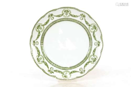 Various T.G.Green & Co. plates,with garland decoration