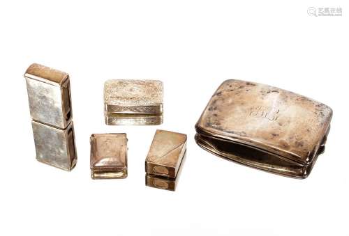 A George III silver snuff box,probablyBirmingham1810,makers ...