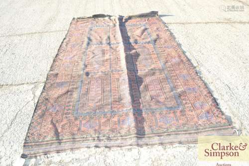 A large Kelim flat weave rug, 57 x 910