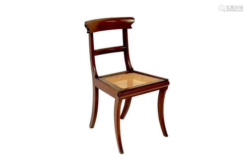 A set of six 19th Century mahogany diningchairs,having bar b...