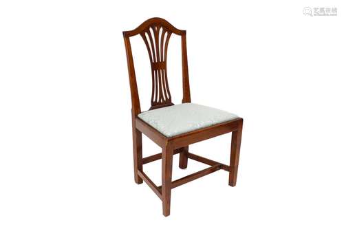 Ten 19th Century mahogany dining chairs,of Chippendale and H...