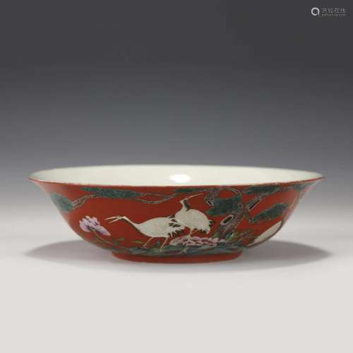 QING GUANGXU FAMILLE ROSE BOWL