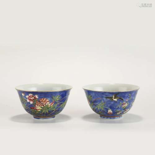 QING FAMILLE ROSE BOWLS