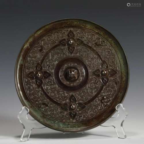 HAN DYNASTY BRONZE MIRROR