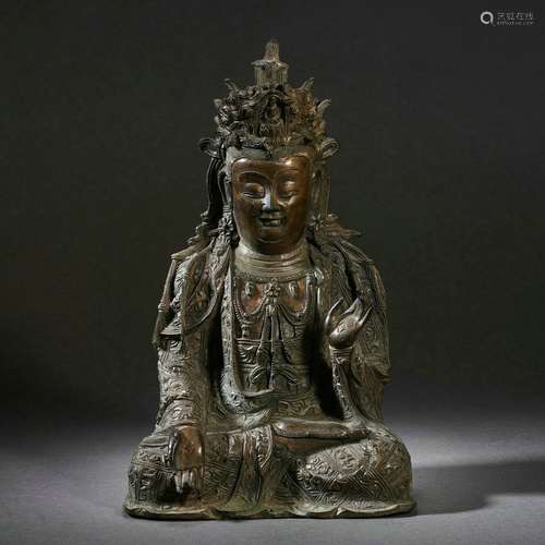 Bronze Copper Statue of Guanyin