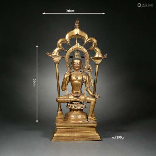 Gilt Bronze Tara