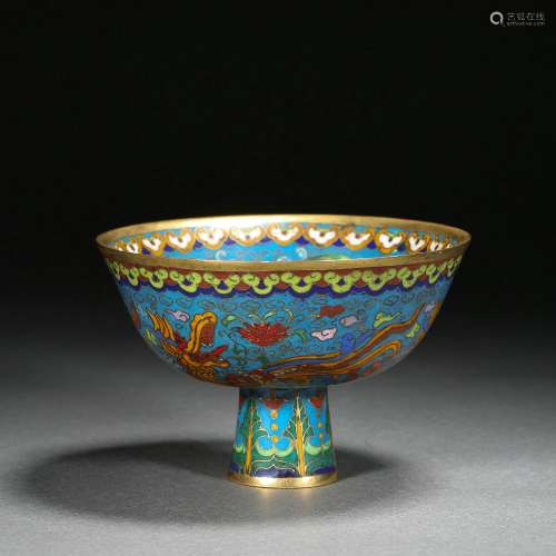 Cloisonne High-Footed Bowl