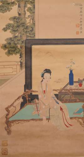The Picture of Maid Painted by KangXi