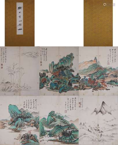 The Album of Landscape by Zhang Daqian