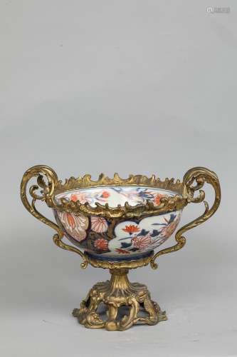 Coupe en porcelaine Imari .Chine Dynastie Qing 19ème siècle ...