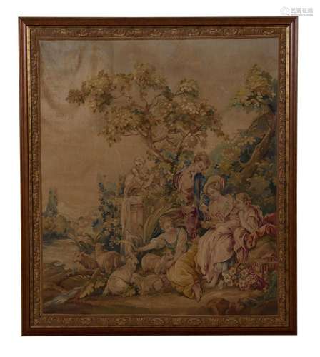 A FINE FRENCH TAPESTRY 19TH CENTURY