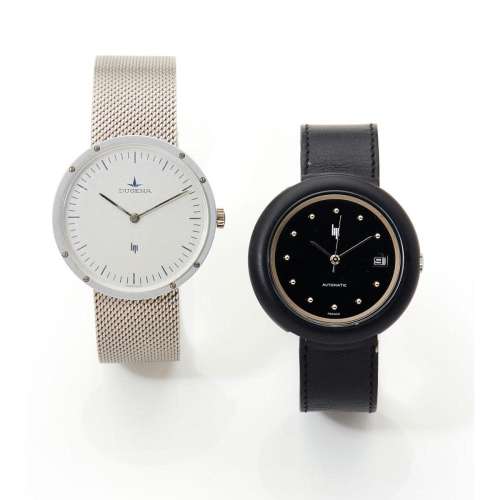 Lip, vers 1975. Un lot de 2 montres vintage, une automatique...