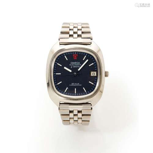 Omega De Ville Chronometer, vers 1975. Une montre en acier d...