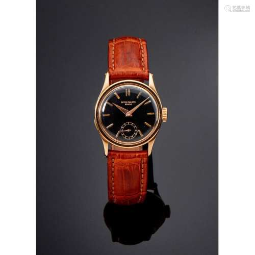 Patek Philippe, Calatrava, n° 295xxx, vers 1940. Une rare mo...