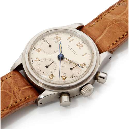 Ulysse Nardin, Chronographe, n° 611xxx, vers 1940. Un beau c...