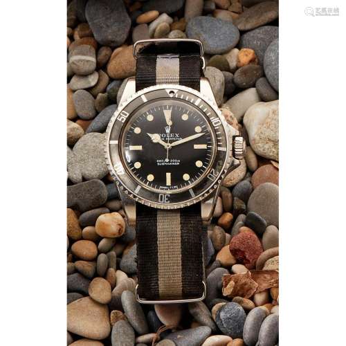 Rolex, Submariner, Réf. 5513, n° 398xxxx, vers 1975. Une bel...
