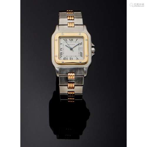 Cartier Santos, n° 296197641, vers 1980. Une montre rectangu...