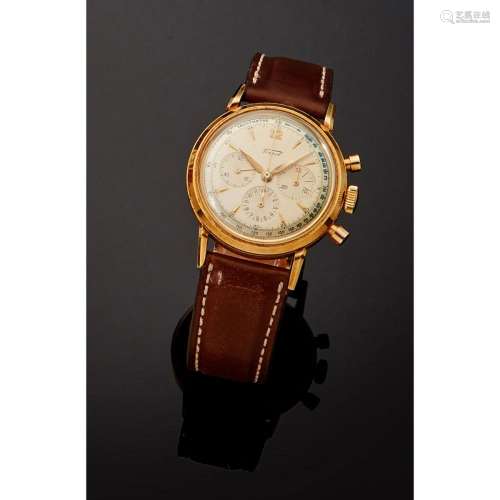 Tissot, n° 40646xx , vers 1955. Un rare et beau chronographe...