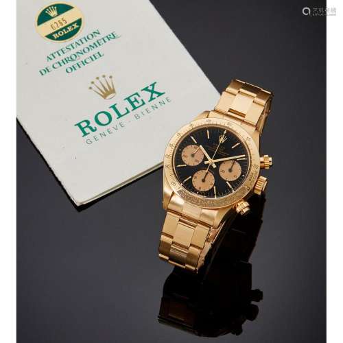 Rolex, Oyster Cosmograph, Réf. 6265/6263, n° 742xxxx, garant...
