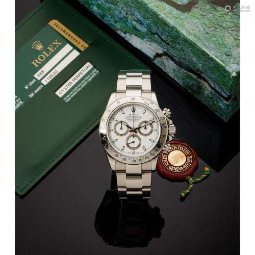 Rolex, Cosmograph Daytona, Réf. 116520, n° V11xxxx, garantie...